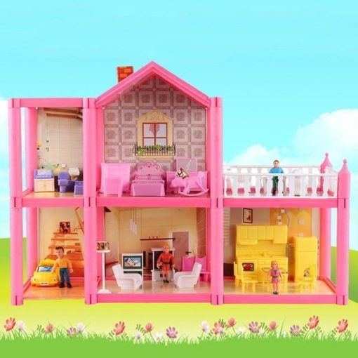 Maison de poupée Villa DIY à assembler