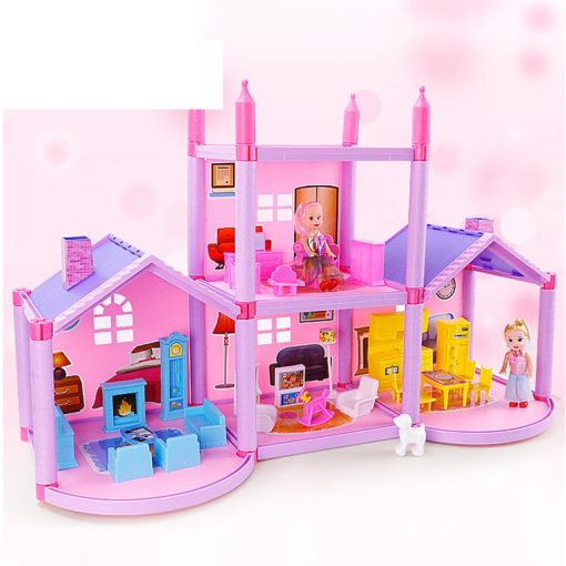 Maison de poupée Villa DIY à assembler